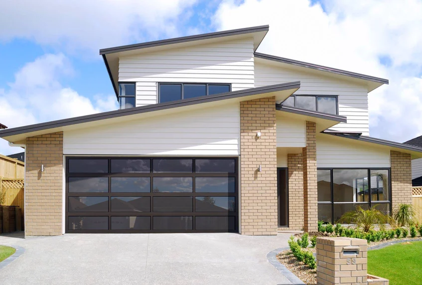 full view aluminum glass garage doors