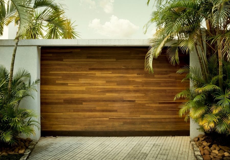 custom wood garage doors