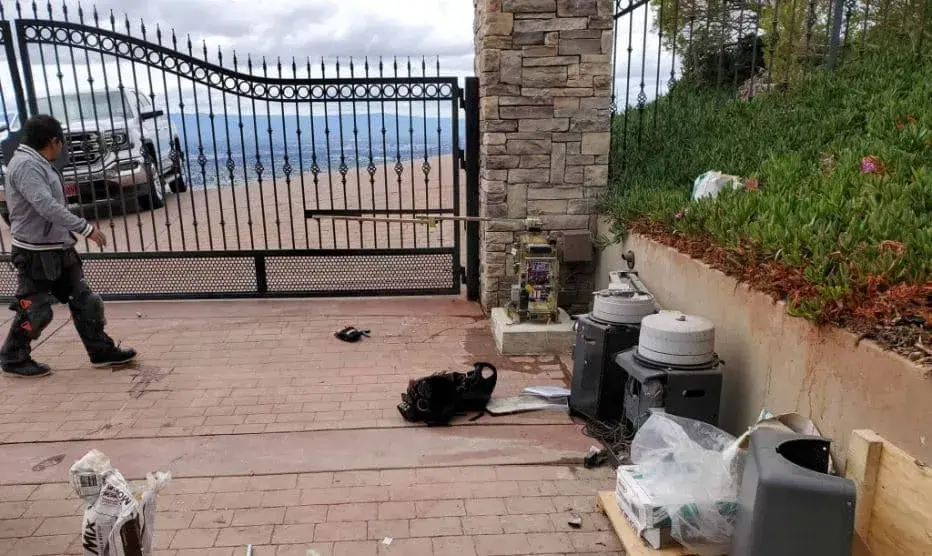 residential gate opener installation