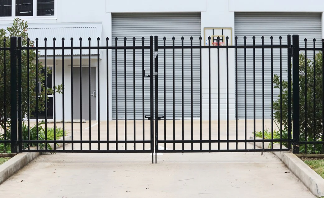 commercial new driveway gate installation