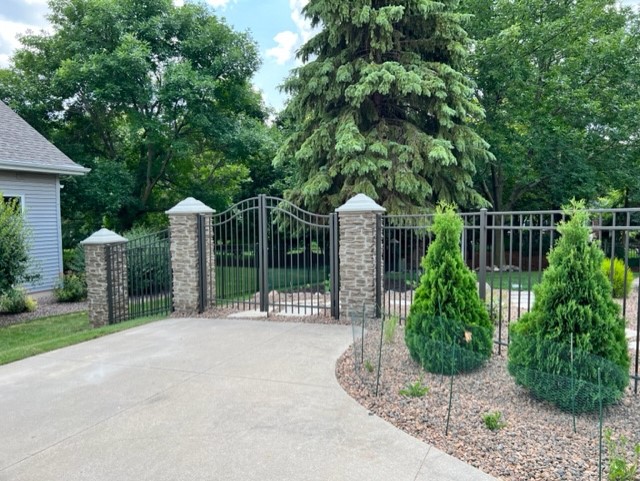 Commercial gate post replacement